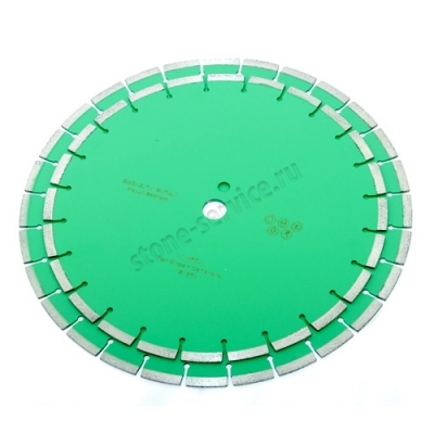 диск сегментный д.400*25,4 (40*3,6*10)мм | 27z/свежий бетон/wet/dry diamaster